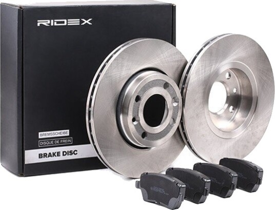 Bremseskiver og klosser RIDEX 3405B1158