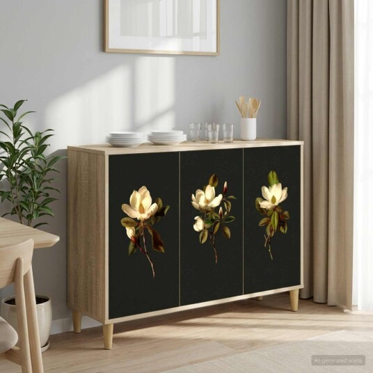 vidaXL Serviesskap BREMEN Sonoma 102 x 33 x 75 cm Konstruert tre