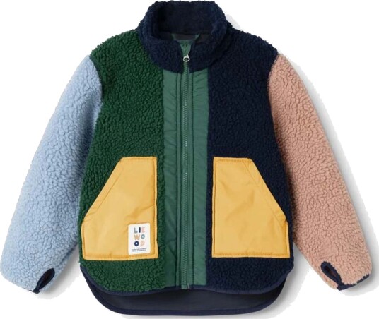 Liewood Noam Pile Jacket Green 110 Liewood Noam Pile Jacket Green 110