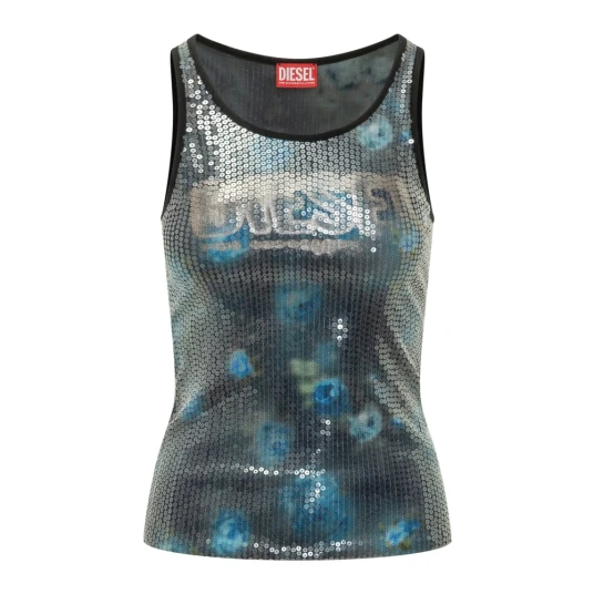 Diesel Dame Topper Svart M, Diesel Dame Topper Svart M,