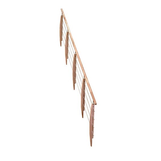 Minka Classic/home Gelænder  træ/rustfri Stål Balustre bøg