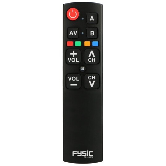 Fysic FC REMOTE Forenklet universalfjernkontroll med store knapper Fysic FC REMOTE Forenklet universalfjernkontroll med store knapper