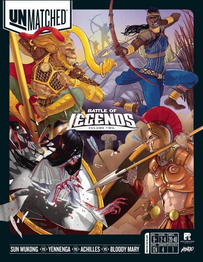 Unmatched: Battle of Legends, Volume Two - Brettspill fra Outland Unmatched: Battle of Legends, Volume Two - Brettspill fra Outland