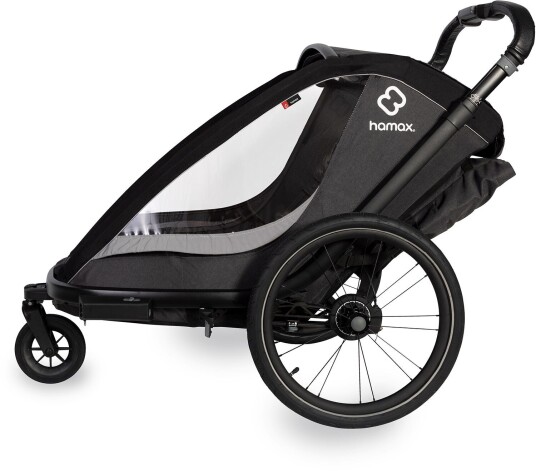 Hamax Cocoon ONE Sykkelvogn Grey/Black Hamax Cocoon ONE Sykkelvogn Grey/Black