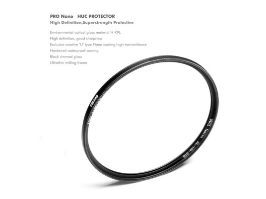 NiSi Filter Protector Huc 58Mm 58mm Beskyttelse filter NiSi Filter Protector Huc 58Mm 58mm Beskyttelse filter