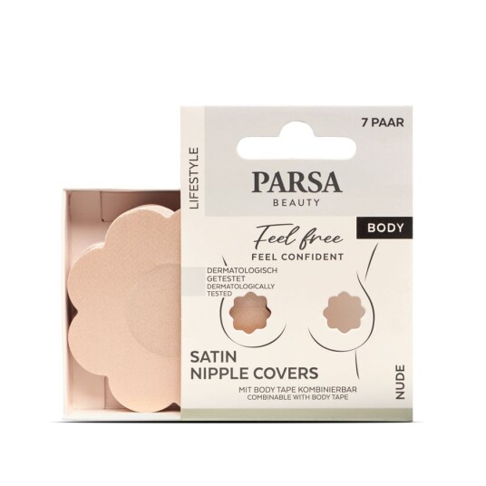 Parsa Satin Nipple Covers 7 pcs Nude Parsa Satin Nipple Covers 7 pcs Nude