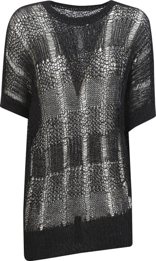 Yohji Yamamoto Dame Topper Svart M, Yohji Yamamoto Dame Topper Svart M,