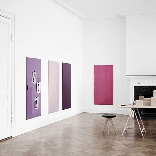 Glastavle Mood Wall, 1000X2000 Mm, Ren Hvid
