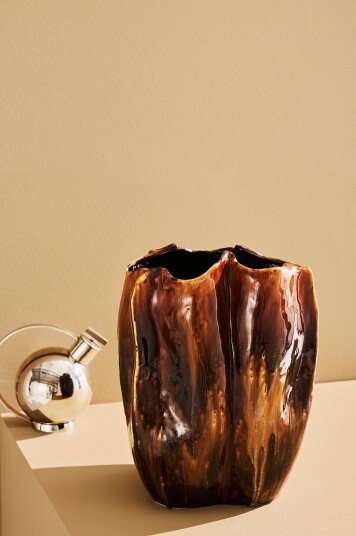 Pastill Sue vase Brun