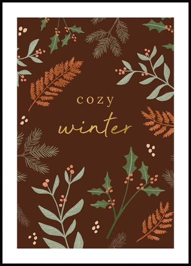 Cozy Winter Plakat Plakat / 50x70cm Cozy Winter Plakat Plakat / 50x70cm