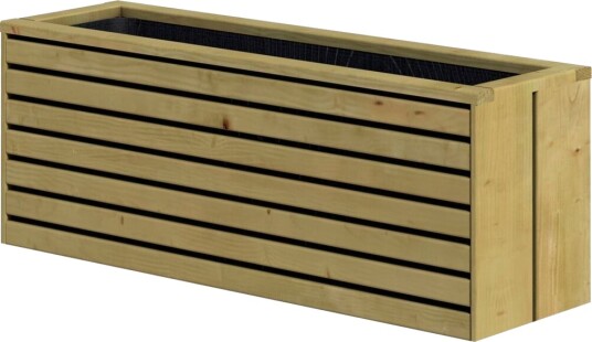 Krifon Blomsterkasse elan 103x30x39cm impregnert Krifon Blomsterkasse elan 103x30x39cm impregnert