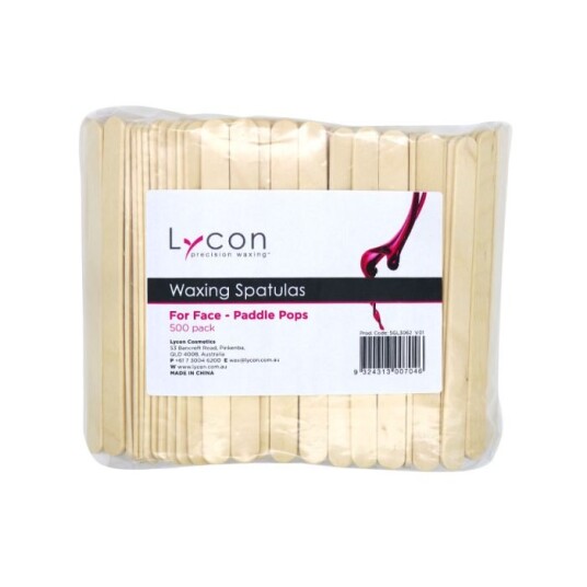 LYCON Spatulas – Face Paddle Pops 500 stk. LYCON Spatulas – Face Paddle Pops 500 stk.