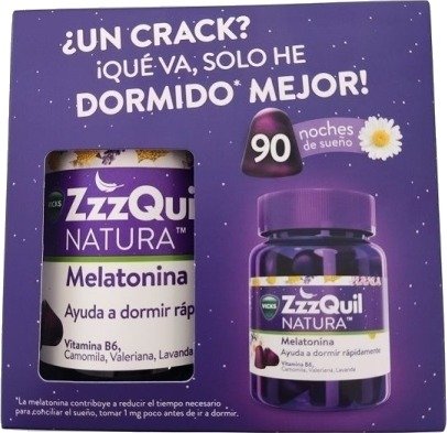 Zzzquil Natura Melatonin Aid To Sleep Fast 60 30 90 Viskelær