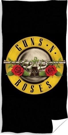Guns N" Roses Badehåndklæde   100 Procent Bomuld