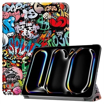 iPad Pro 11 (2024) Tri-Fold Series Smart Folio-etui Graffiti