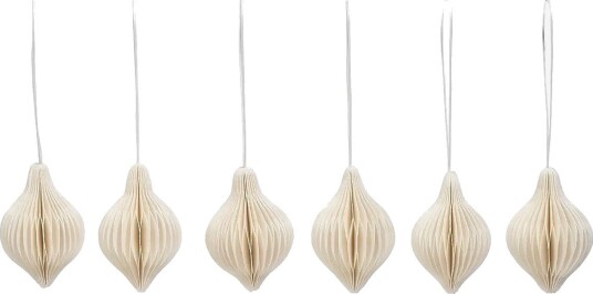 Broste Copenhagen Spira Ornament OFF WHITE Ø 3.8 cm