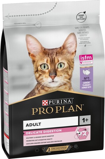 Pro Plan Tørrfôr Adult Purina Pienso Para Gatos En Oferta 9 + ¡Gratis Delicate Digestion Rico En Pavo 12 kg 3 kg