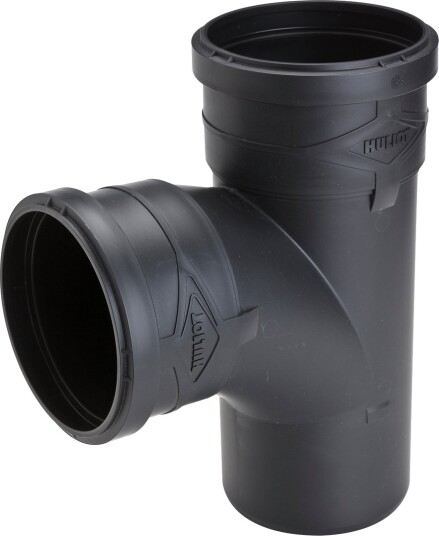 Huliot Ultra Silent Grenrør M/muffe 87,5° Ø110/110