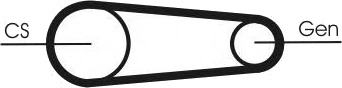 Kileremsett CONTITECH 6PK831 ELAST T2 Kileremsett CONTITECH 6PK831 ELAST T2