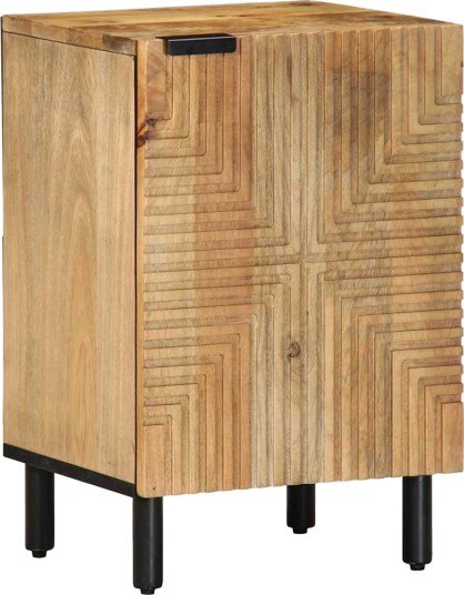 Vidaxl Baderomsskap brun 38x33,5x58 cm heltre mango 4017741