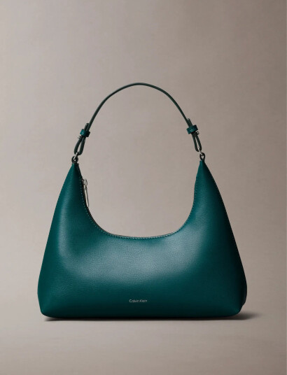 Calvin Klein Foil Logo Conv Shoulder Bag Green ONE SIZE Calvin Klein Foil Logo Conv Shoulder Bag Green ONE SIZE