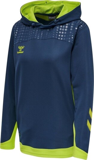 Hummel Lead Hettegenser Navy/Grønn Kvinner størrelse Medium