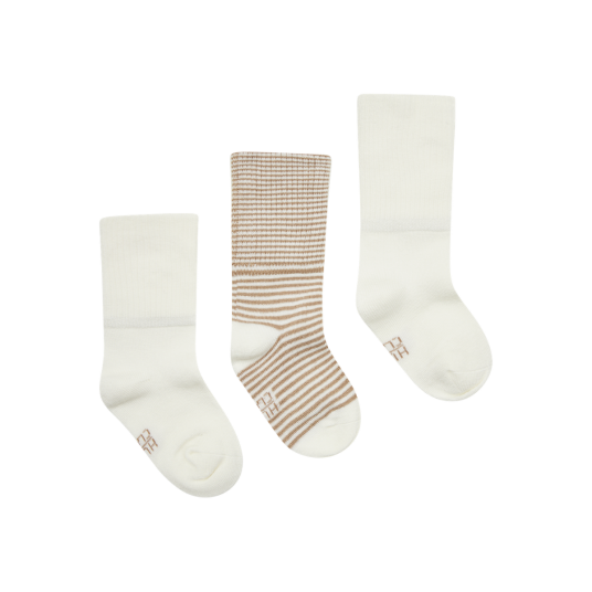 Hust and Claire - Sokker Bambus Fosu 3-pack Ivory - 14-16