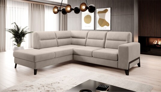 Anglika Sofa m. Sjeselong 4 seters Beige Anglika Sofa m. Sjeselong 4 seters Beige