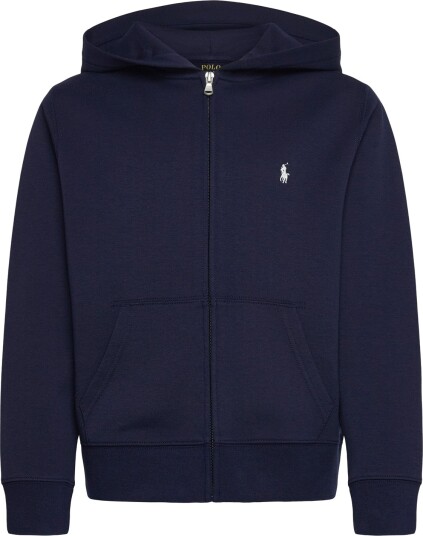 Ralph Lauren Kids Double Knit Full Zip Hoodie Navy 138 149
