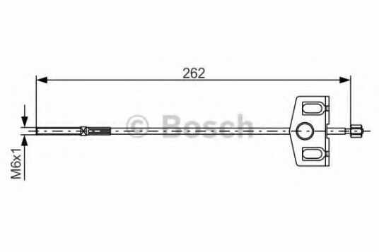 Bremsewire BOSCH 1 987 482 337