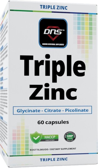Triple Zinc 3 typer sink 60 kapsler Triple Zinc 3 typer sink 60 kapsler