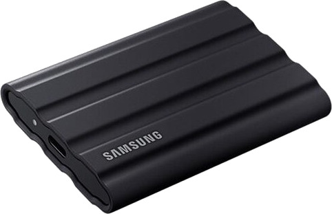 Samsung T7 Shield Ekstern 4TB SSD med USB 3.2 Gen 2 - Svart