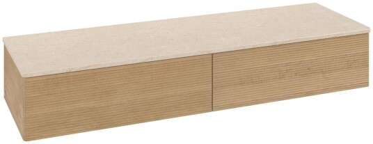 Villeroy & Boch Villeroy & Boch Antao Sideskap 160x50x26,8 cm m/lys Eik/Crème