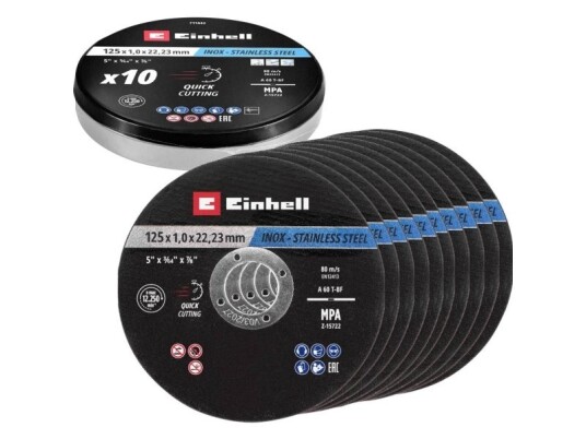 Einhell Kappeskive 711442 125mm 10 Stk