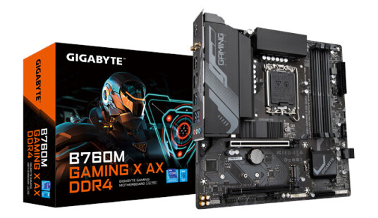 GIGABYTE B760M GAMING X AX DDR4 - Intel B760 - Intel LGA1700 socket - DDR4 RAM - Micro-ATX