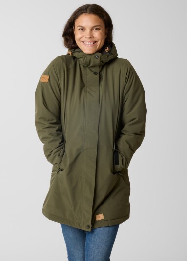 Swedemount Sarek Insulated Coat W Misty Olive 34 Vårjakker Swedemount Sarek Insulated Coat W Misty Olive 34 Vårjakker