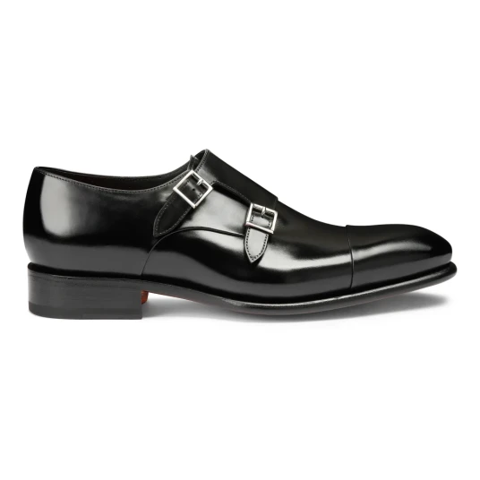 Santoni Herre Sko Svart 40 EU Santoni Herre Sko Svart 40 EU