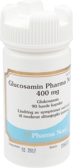 Pharma Nord 400 mg glucosamin kapsler 90 stk.
