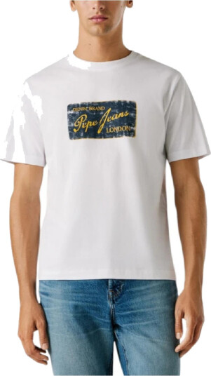 Pepe Jeans Herre Topper Hvit XL,