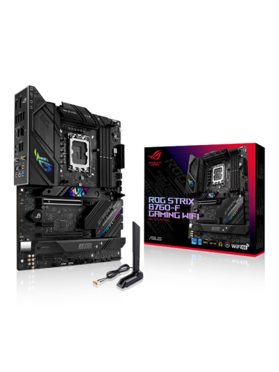 ASUS ROG STRIX B760-F ATX Hovedkort med Wi-Fi 6E og DDR5