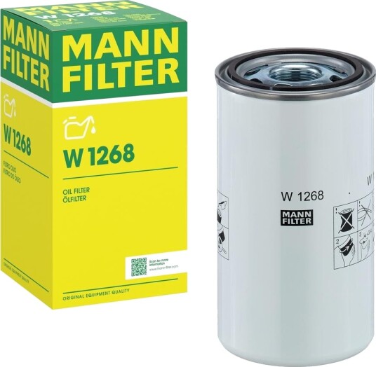 MANN-FILTER W 1268 Filter, arbeidshydraulikk