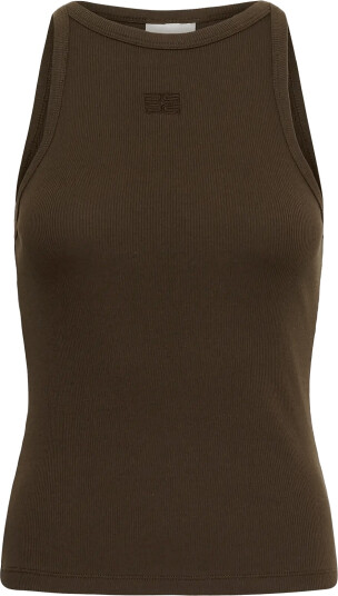 Gestuz Gzdrew Logo Tank 2.0 - Brown - XS