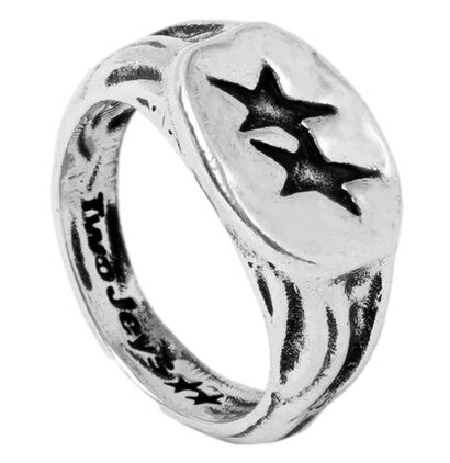 TwoJeys Superstar Signed Ring Ring Sølv 56