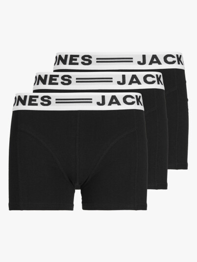 Jack and Jones Junior Sense Trunks 3-Pack Junior Sort 152