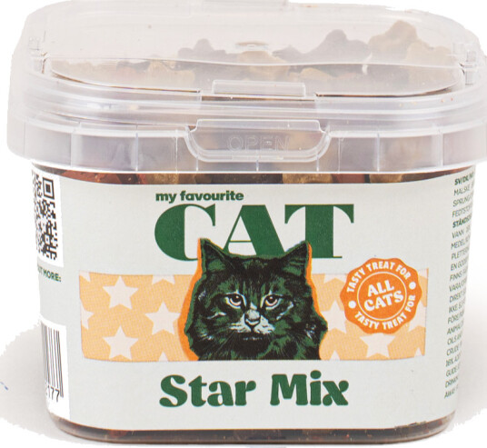 My Favourite Cat Stjerneblanding 140 g Kattesnacks for Helse og Pels