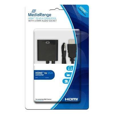 MediaRange HDMI to VGA Converter w/ Audio