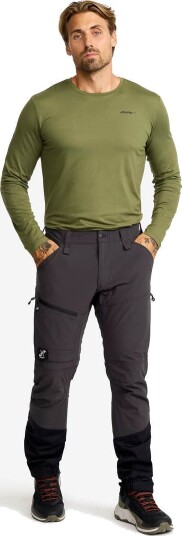 Revolutionrace Turbukse & Fritidsbukse Rambler Lightweight Pro Pants Herre Anthracite/Black S