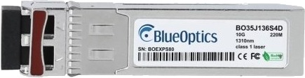 Blueoptics Axm763-10000S-Bo Fiber Optisk Sfp+ 220 M 1310 Nm 1310 Nm 10 Gigabit Ethernet Blueoptics Axm763-10000S-Bo Fiber Optisk Sfp+ 220 M 1310 Nm 1310 Nm 10 Gigabit Ethernet