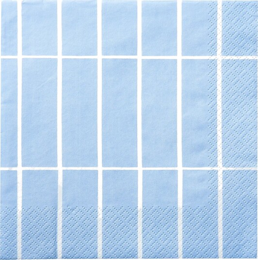 Marimekko by Havi Marimekko Napkin Tiiliskivi   Blue   33X33CM