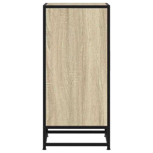 Skjenk sonoma eik 35,5x35x76 cm konstruert tre og metall 8721102839993